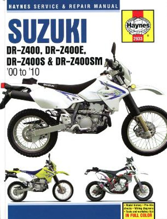 Suzuki DR-Z400, DR-Z400E, DR-Z400S & DR-Z400SM (00 to 10) by Haynes