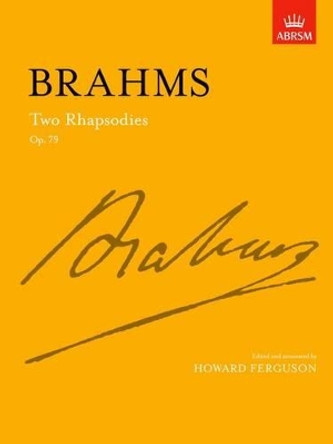 Two Rhapsodies Op. 79 by Johannes Brahms