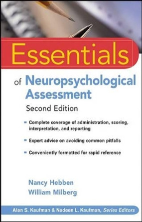 Essentials of Neuropsychological Assessment by Nancy Hebben 9780470437476