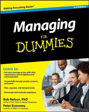 Managing For Dummies by Bob Nelson 9780470618134