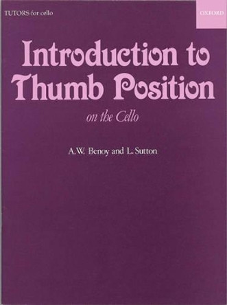 An Introduction to Thumb Position by A. W. Benoy 9780193554672