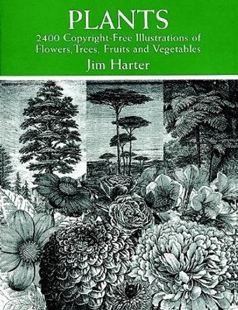 Plants: 2400 Designs by Jim Harter 9780486402642