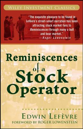 Reminiscences of a Stock Operator by Edwin Lefevre 9780471770886