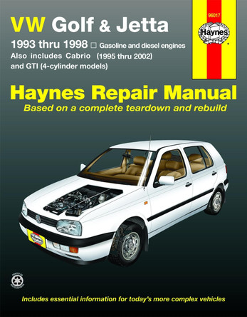 VW Golf & Jetta 93-98 by Haynes Publishing 9781563927126