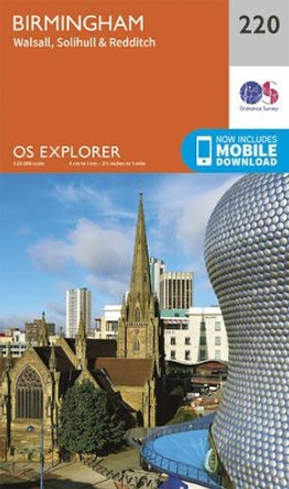 Birmingham, Walsall, Solihull and Redditch by Ordnance Survey 9780319244135