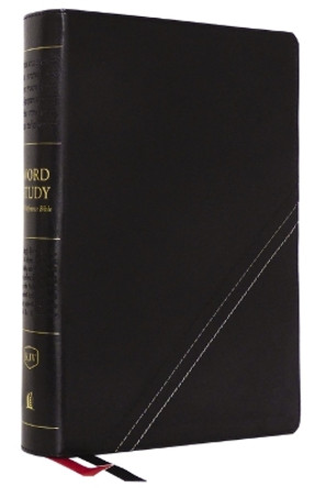 KJV, Word Study Reference Bible, Leathersoft, Black, Red Letter, Comfort Print: 2,000 Keywords that Unlock the Meaning of the Bible by Thomas Nelson 9780785294917