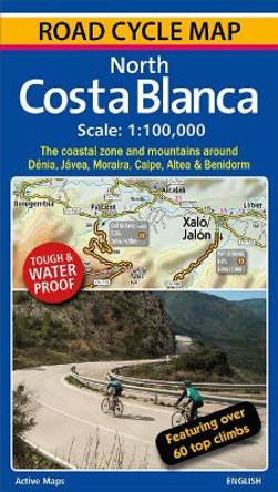 North Costa Blanca: Road Cycle Map by Richard Ross 9780955919114