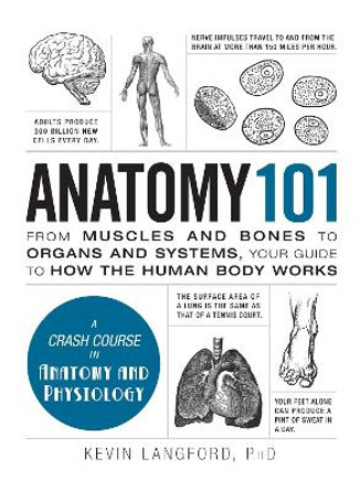 Anatomy 101: From Muscles and Bones to Organs and Systems, Your Guide to How the Human Body Works by Kevin Langford 9781440584268