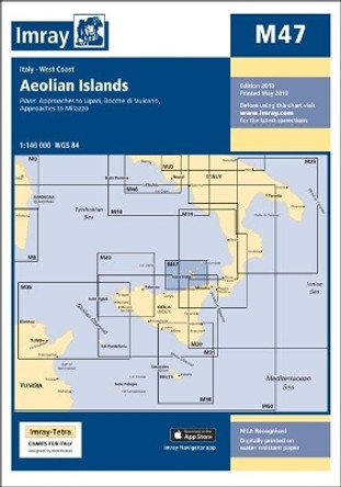 Imray Chart M47: Aeolian Islands by Imray Laurie Norie & Wilson Ltd 9781786790224