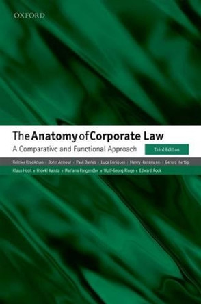 The Anatomy of Corporate Law: A Comparative and Functional Approach by Reinier Kraakman 9780198724315
