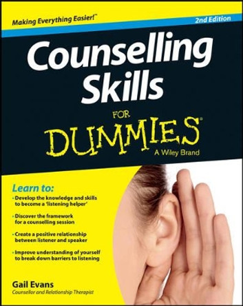 Counselling Skills For Dummies by Gail Evans 9781118657324