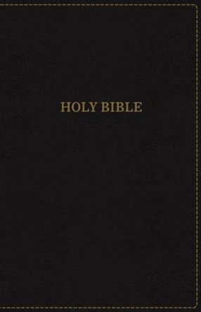 KJV, Thinline Bible, Large Print, Leathersoft, Black, Red Letter Edition, Comfort Print: Holy Bible, King James Version by Zondervan 9780718098070