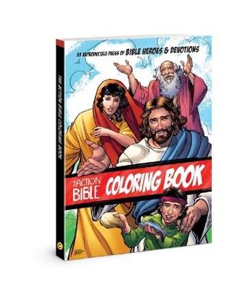 The Action Bible Coloring Book: 55 Reproducible Pages of Bible Heroes and Devotions by Sergio Cariello 9780830775903