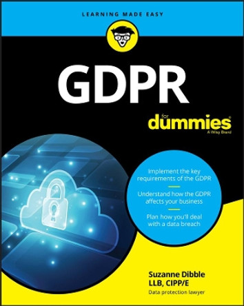 GDPR For Dummies by Suzanne Dibble 9781119546092