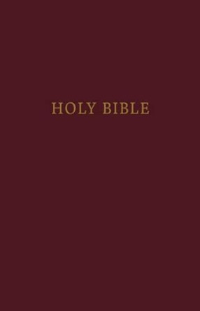 KJV, Pew Bible, Large Print, Hardcover, Burgundy, Red Letter Edition, Comfort Print: Holy Bible, King James Version by Thomas Nelson 9780718095444