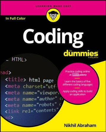 Coding For Dummies by Nikhil Abraham 9781119293323