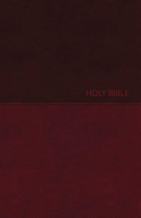 NKJV, Value Thinline Bible, Large Print, Leathersoft, Burgundy, Red Letter Edition, Comfort Print: Holy Bible, New King James Version by Thomas Nelson 9780718075606