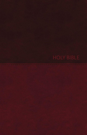 NKJV, Value Thinline Bible, Large Print, Leathersoft, Burgundy, Red Letter Edition, Comfort Print: Holy Bible, New King James Version by Thomas Nelson 9780718075606