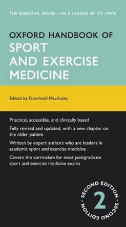 Oxford Handbook of Sport and Exercise Medicine by Domhnall MacAuley 9780199660155