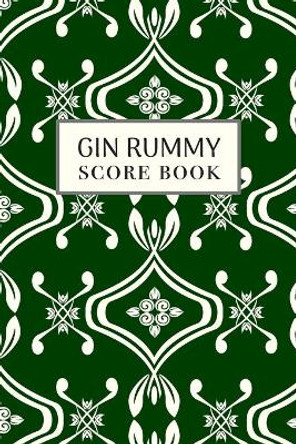 Gin Rummy Score Book: 6x9, 110 pages, Keep Track of Scoring Card Games Green by Ostrich Lane Co 9781706578314