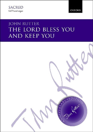 The Lord bless you and keep you by John Rutter 9780193405714