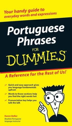Portuguese Phrases For Dummies by Karen Keller 9780470037508