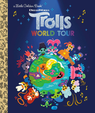 LGB Trolls World Tour Little Golden Book (DreamWorks Trolls World Tour) by David Lewman 9780593122396