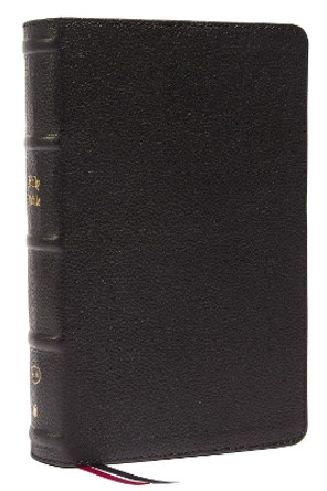 KJV, Personal Size Large Print Single-Column Reference Bible, Genuine Leather, Black, Red Letter, Comfort Print: Holy Bible, King James Version by Thomas Nelson 9780785291138