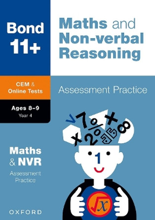 Bond 11+: Bond 11+ CEM Maths & Non-verbal Reasoning Assessment Papers 8-9 Years by Alison Primrose 9780192779823