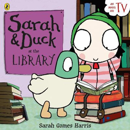 Sarah and Duck at the Library by Sarah Gomes Harris