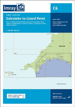 Imray Chart C6: Salcombe to Lizard Point: 2023 by Imray 9781786794734