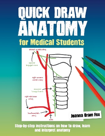 Quick Draw Anatomy for Medical Students: Step-by-step instructions on how to draw, learn and interpret anatomy by Joanna Oram Fox 9781911510512