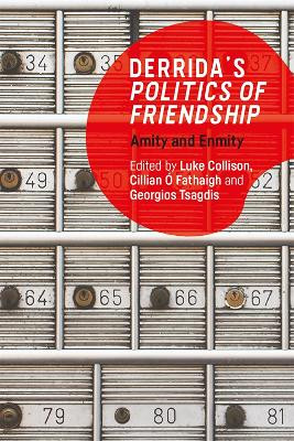 Derrida'S Politics of Friendship: Amity and Enmity by Luke Collison 9781474486743