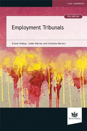 Employment Tribunals by Isabel Manley 9781784460495