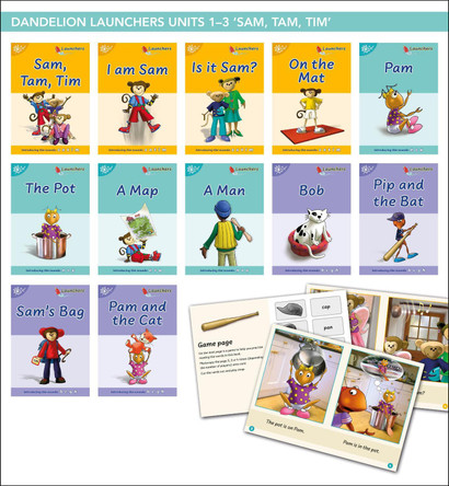 Phonic Books Dandelion Launchers Units 1-3 (Sounds of the alphabet): Decodable books for beginner readers Sounds of the alphabet by Phonic Books 9781907170720