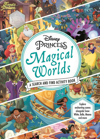 Disney Princess: Magical Worlds Search and Find Activity Book by Walt Disney 9781800785625