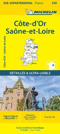 Cote-d'Or  Saone-et-Loire - Michelin Local Map 320: Map by Michelin 9782067202221