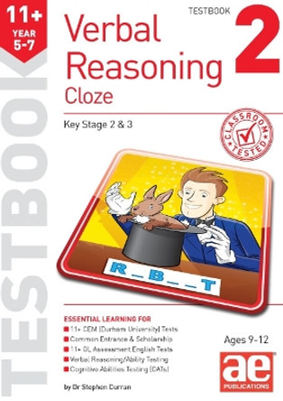 11+ Verbal Reasoning Year 5-7 Cloze Testbook 2 by Stephen C. Curran 9781911553779