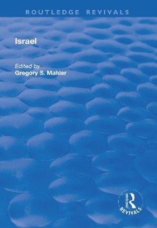 Israel by Gregory S. Mahler 9781138716698