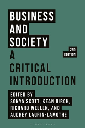 Business and Society: A Critical Introduction by Sonya Scott 9781350357068
