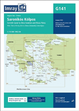 Imray G141 Chart: Saronikós Kólpos: 2024 by Imray 9781786795496