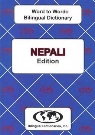 English-Nepali & Nepali-English Word-to-Word Dictionary: Suitable for Exams by C. Sesma 9780933146617