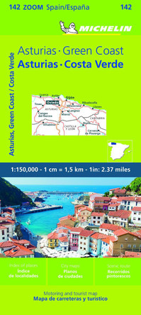 Asturias, Costa Verde - Zoom Map 142 by Michelin 9782067258860