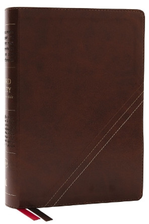 NKJV, Word Study Reference Bible, Leathersoft, Brown, Red Letter, Comfort Print: 2,000 Keywords that Unlock the Meaning of the Bible by Thomas Nelson 9780785292838