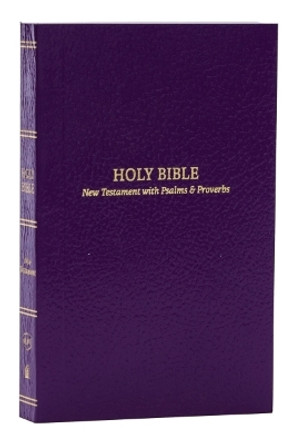 KJV, Pocket New Testament with Psalms and   Proverbs, Purple Softcover, Red Letter, Comfort Print by Thomas Nelson 9781400334834