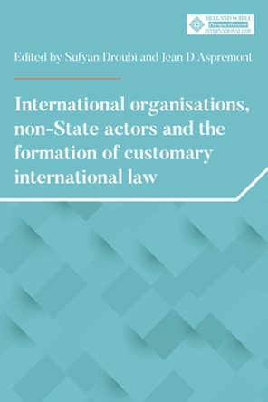 International Organisations, Non-State Actors, and the Formation of Customary International Law by Sufyan Droubi 9781526134158