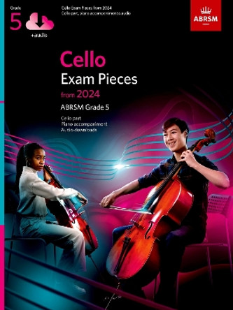 Cello Exam Pieces from 2024, ABRSM Grade 5, Cello Part, Piano Accompaniment & Audio by ABRSM 9781786015792