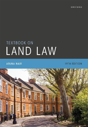 Textbook on Land Law by Aruna Nair 9780192858832