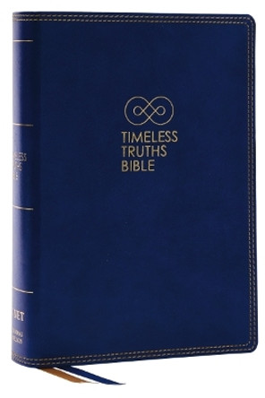 Timeless Truths Bible: One faith. Handed down. For all the saints. (NET, Blue Leathersoft, Comfort Print): One Faith. Handed Down. For All the Saints. by Matthew Z. Capps 9780785290148