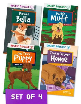 Doggie Daycare Set 2 (Set of 4) by Carol Kim 9781631634543